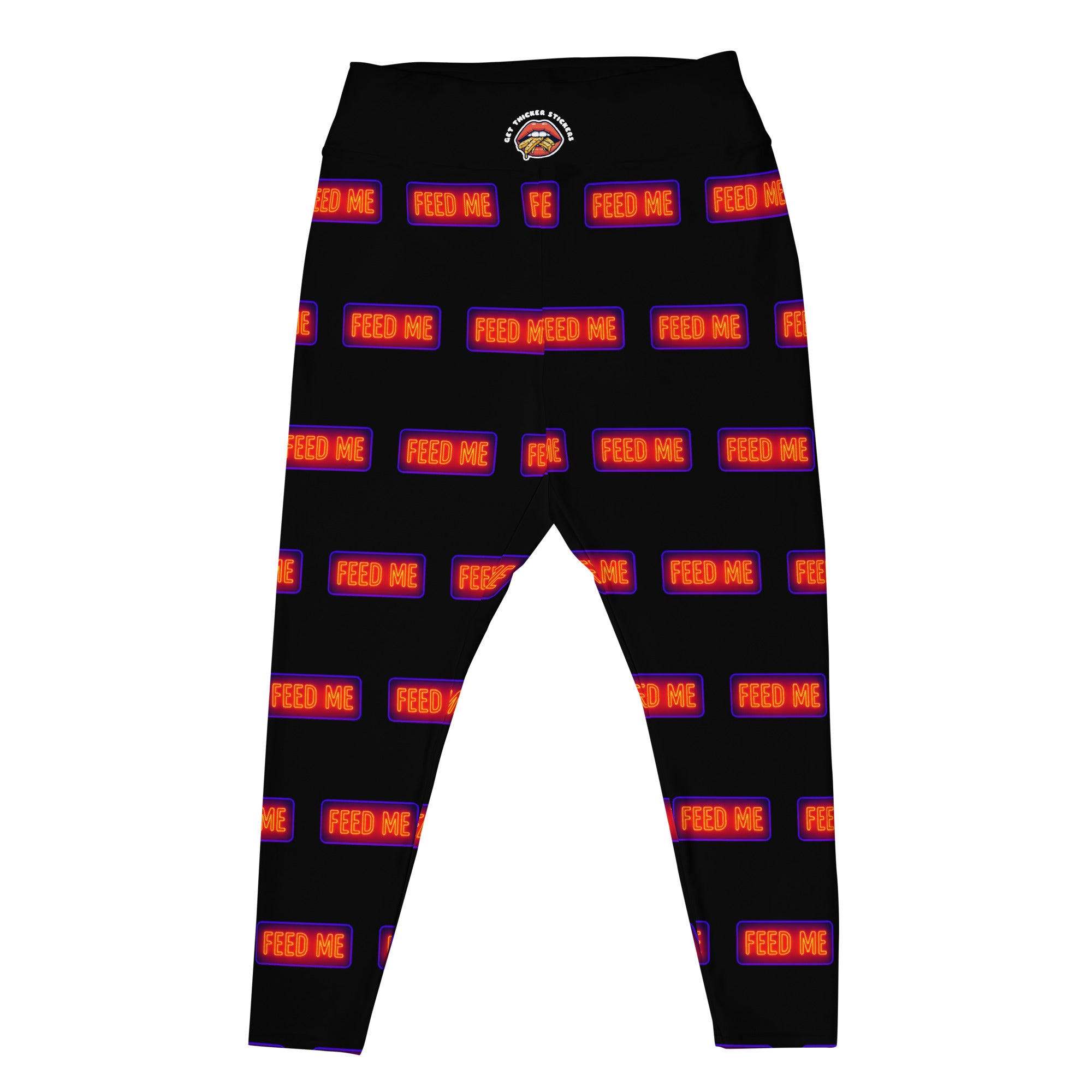 I Know I'm Pretty Just Feed Me Plus Size Leggings | 2XL-6XL | Bold. Curvy. Unapologetic.