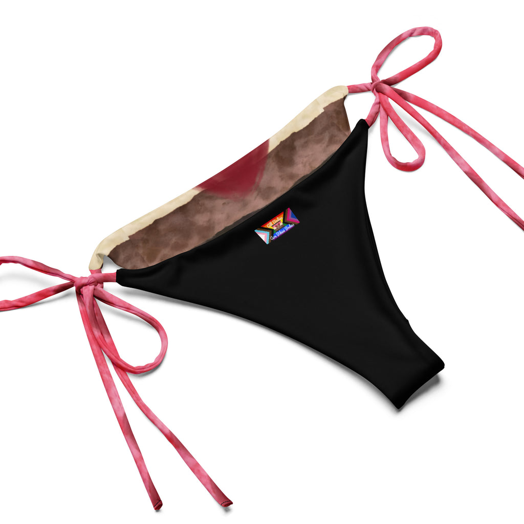 Fat Pride Heart Bikini | Plus Size Inclusive Swimwear | Body Positive & Curvy Confidence | Sizes to 6XL Adjustable Fit