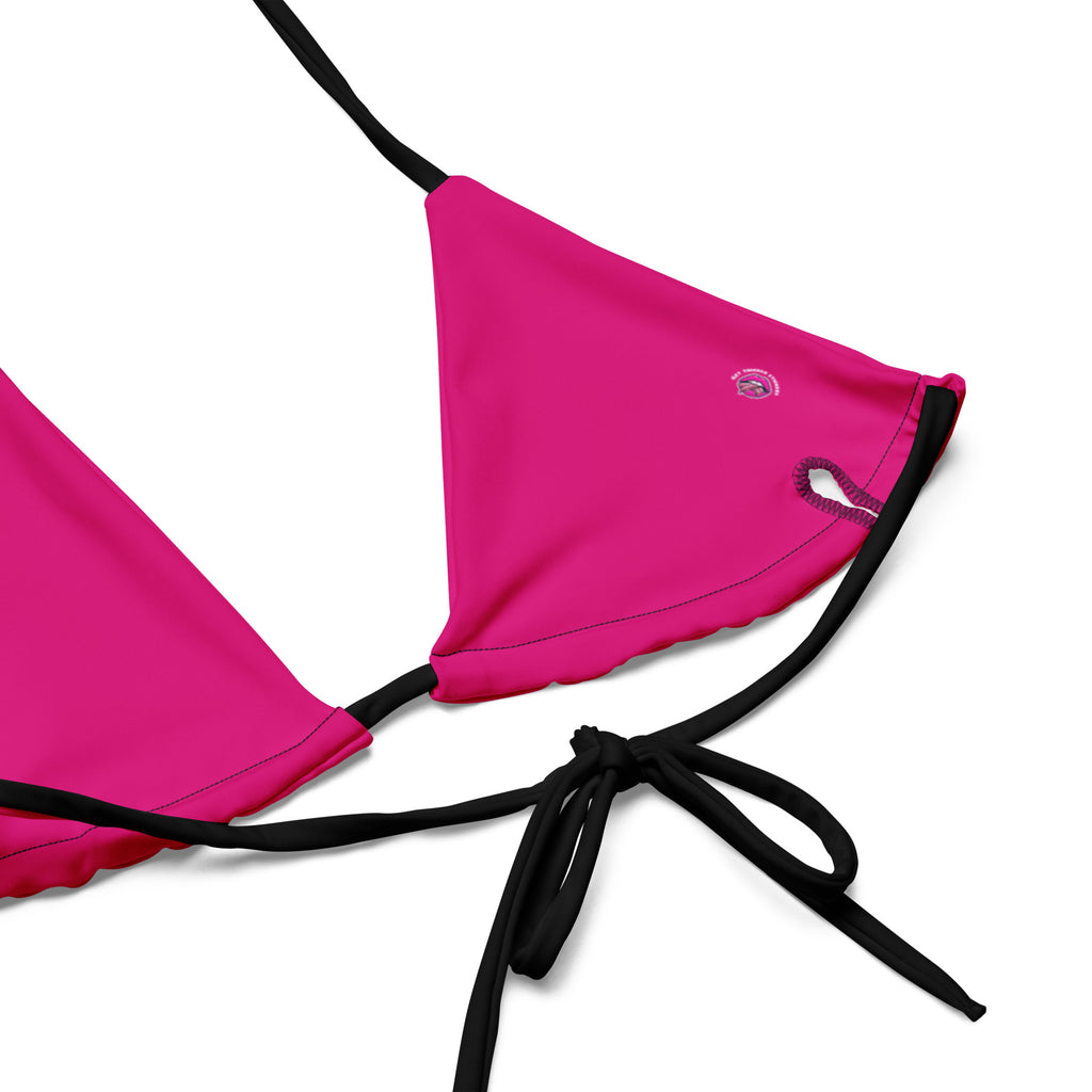 Feed Me and Tell Me I’m Fat | Recycled String Bikini | Bold Plus Size Swimwear up to 6XL | Curvy Body Positive Series