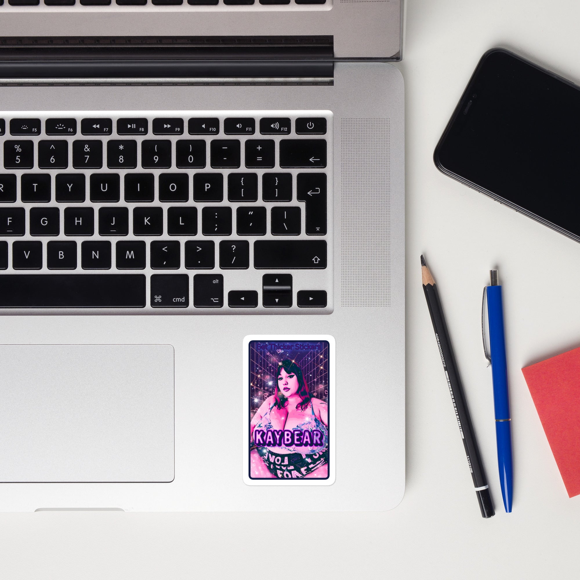 Kaybear Cutie x Get Thicker Stickers Collab Sticker | SSBBW Sticker | Vinyl Decal