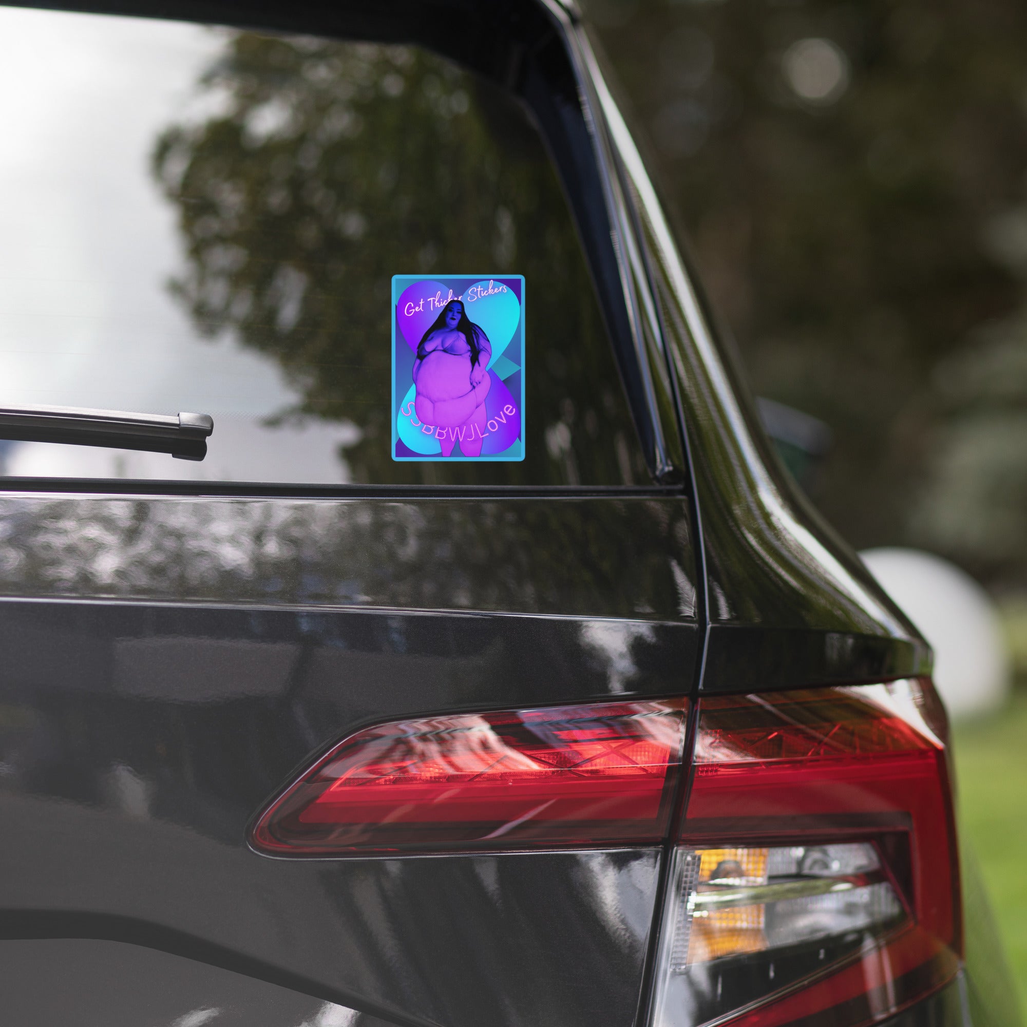 SSBBW JLove x Get Thicker Sickers Collab Sticker – Certified Officially the Fattest Belly